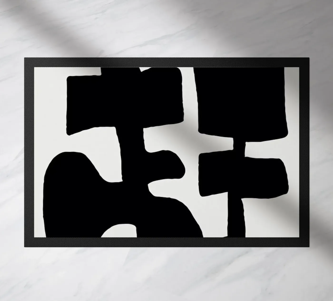Black Spring deurmat van Tanja Schaub
