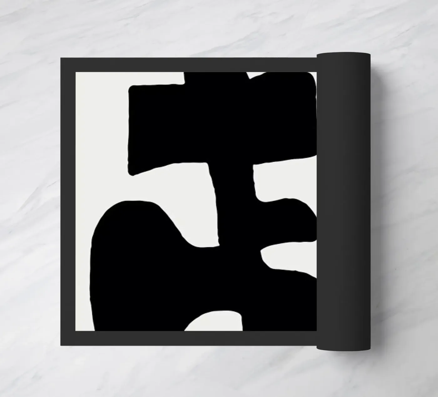Black Spring deurmat van Tanja Schaub
