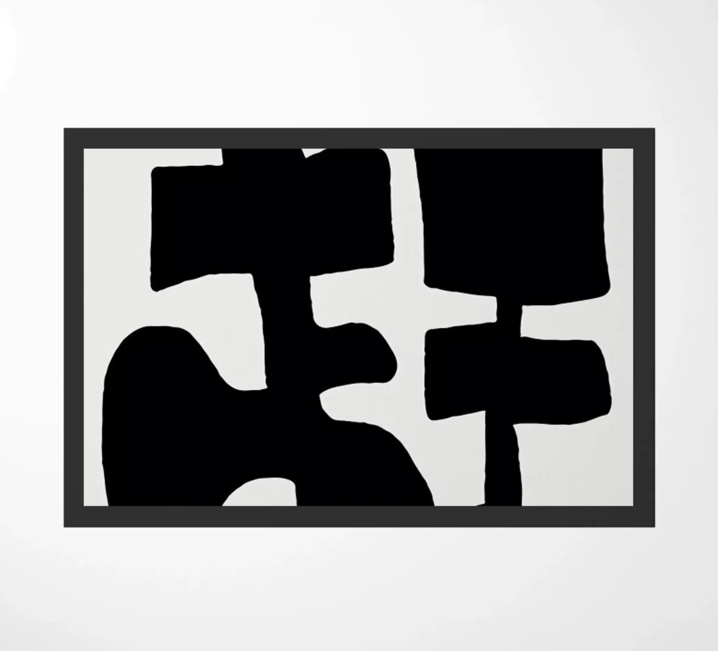 Black Spring deurmat van Tanja Schaub