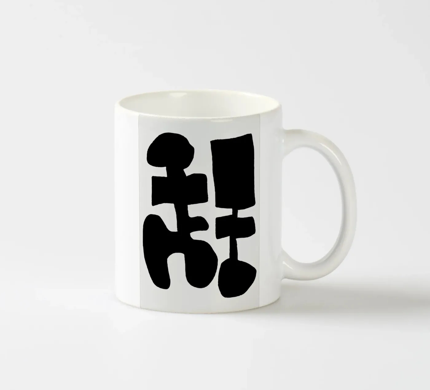 Black Spring ceramic mug by Tanja Schaub