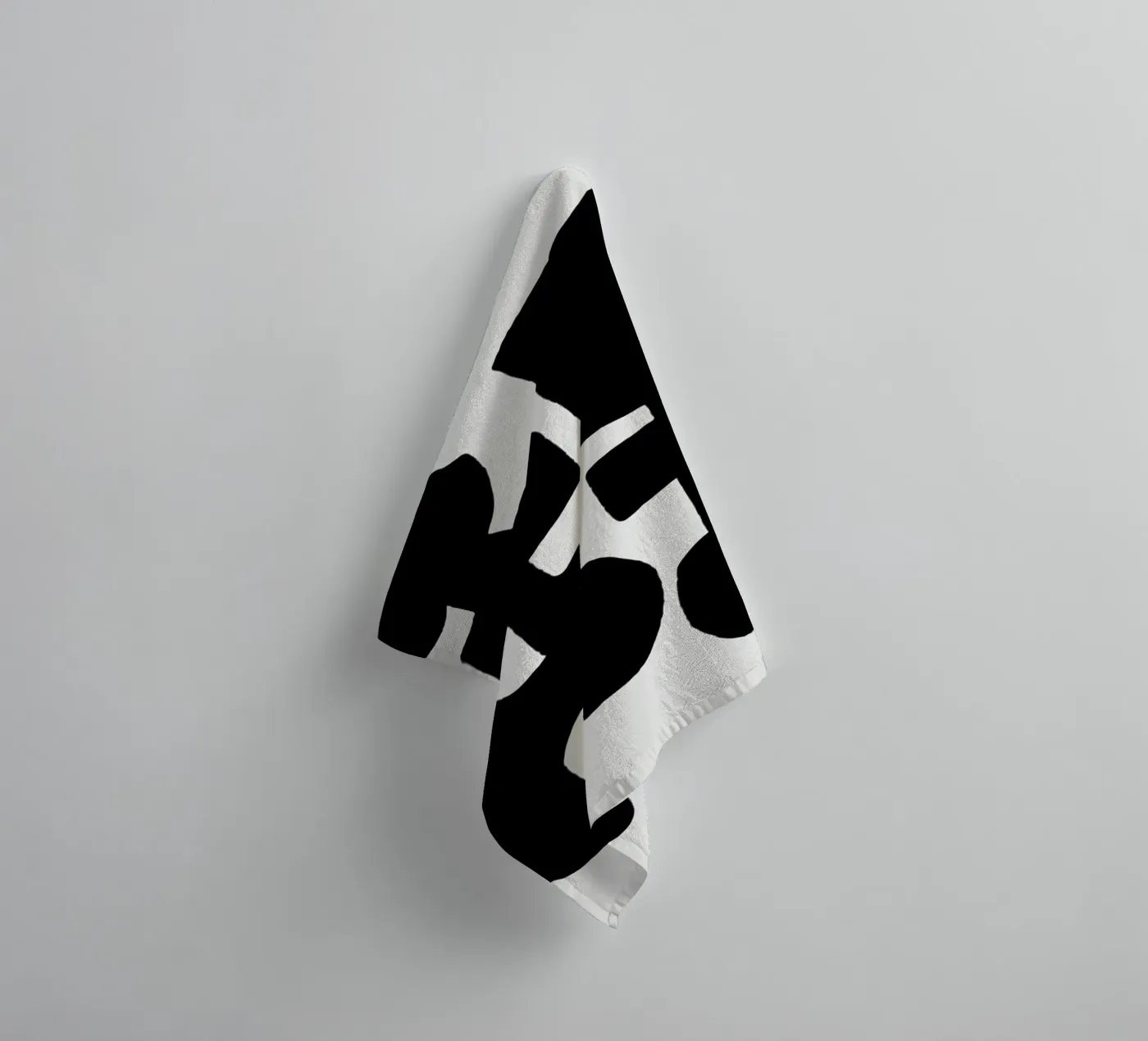 Black Spring badhanddoek van Tanja Schaub