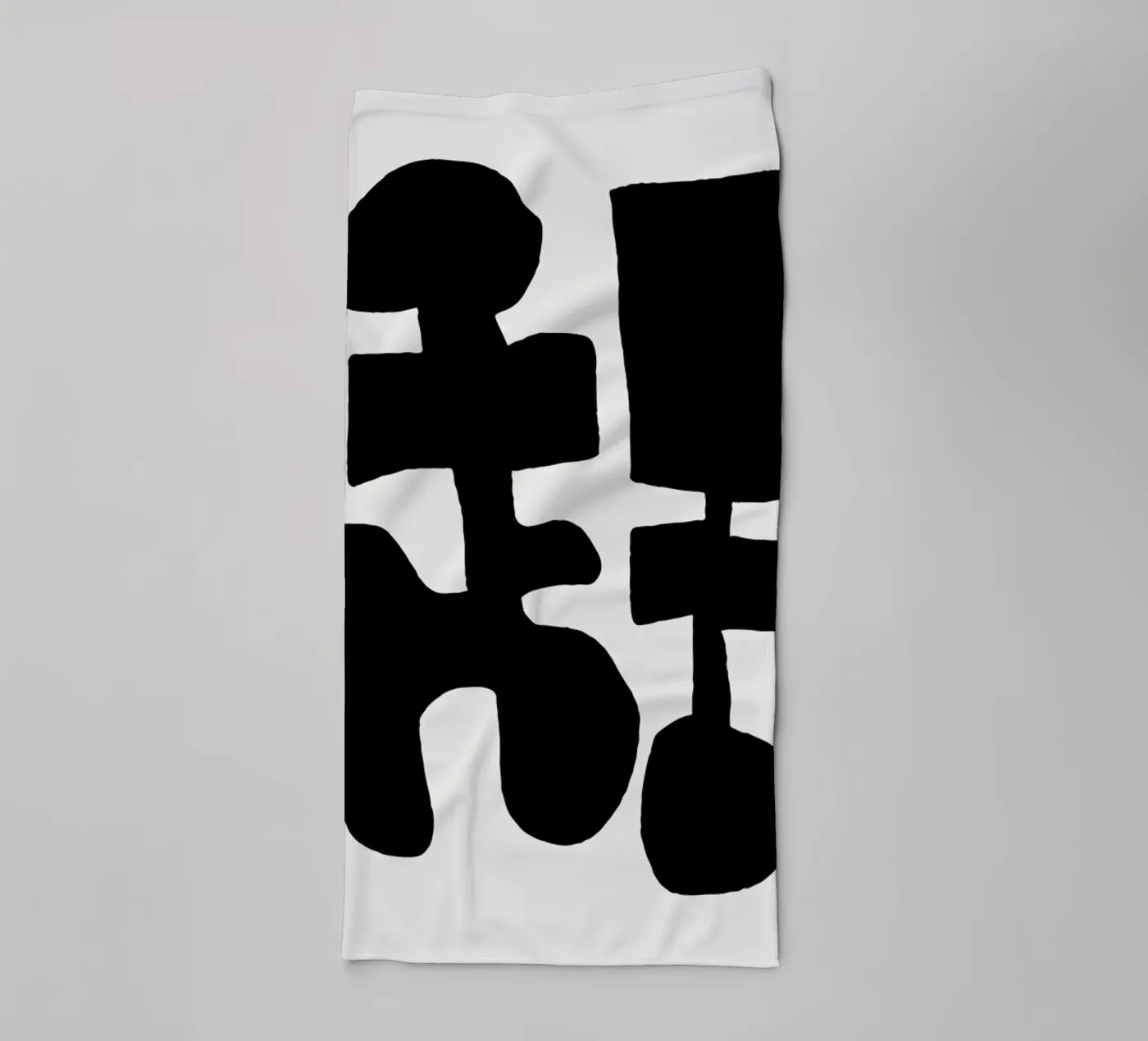 Black Spring badhanddoek van Tanja Schaub
