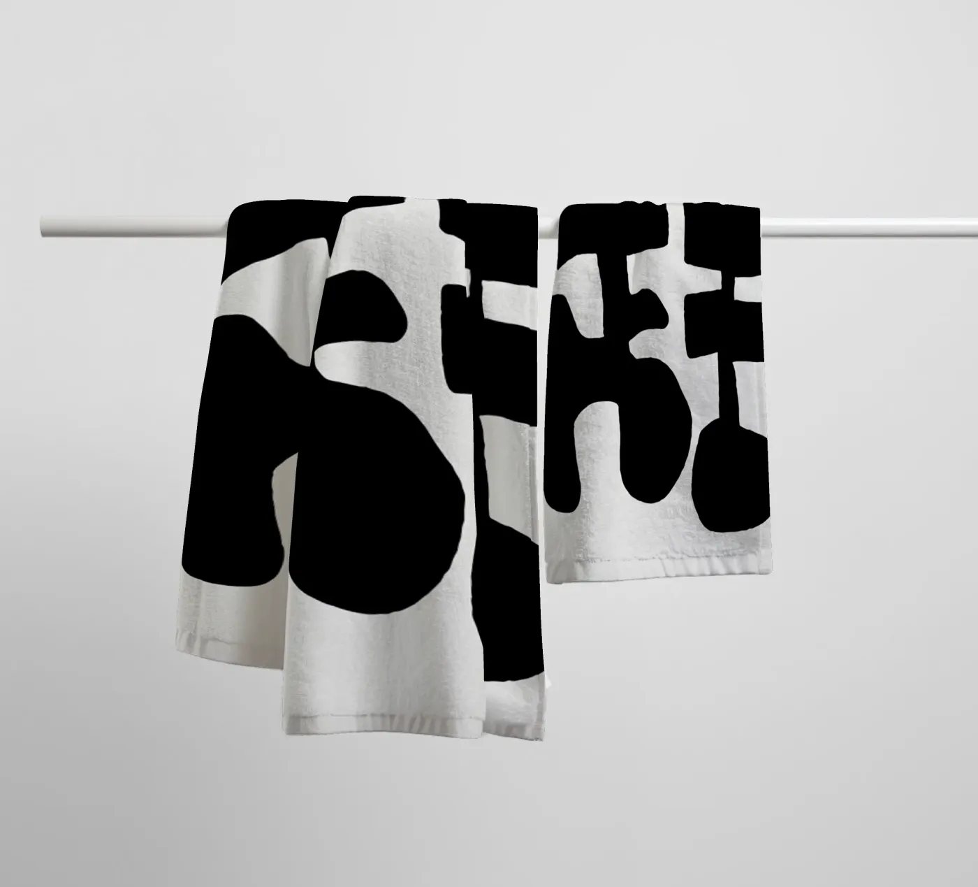 Black Spring badhanddoek van Tanja Schaub