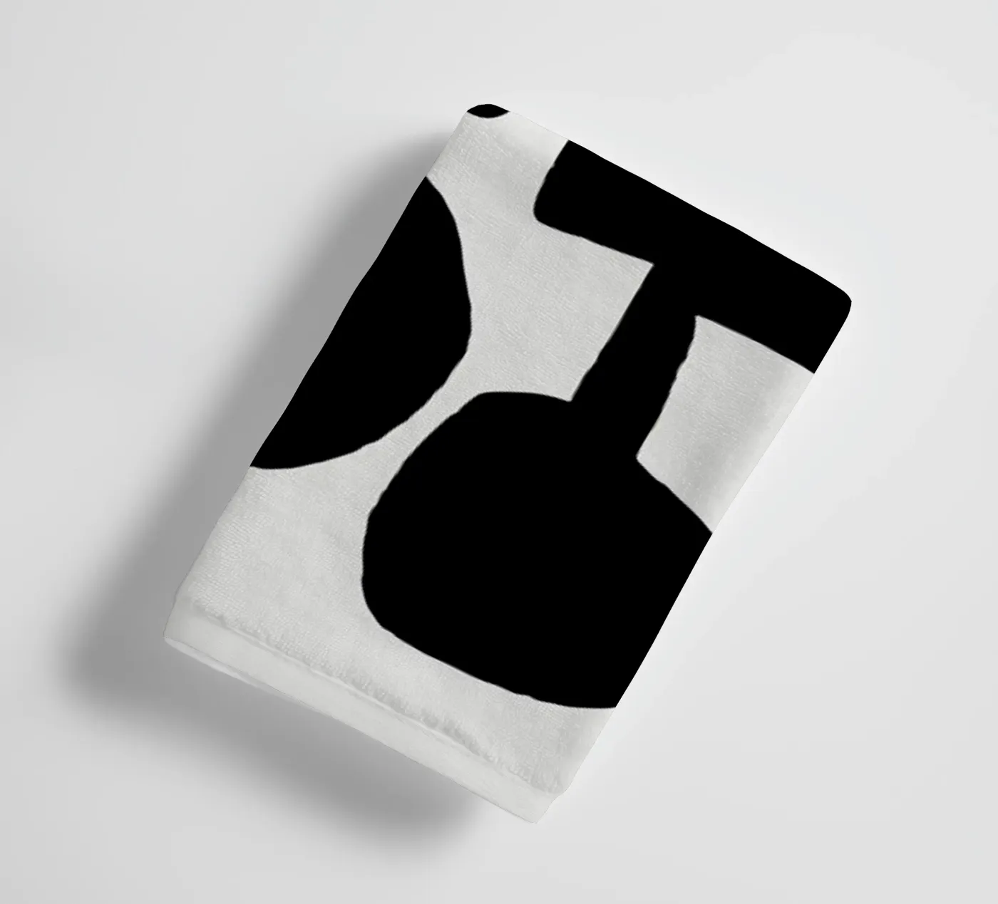 Black Spring badhanddoek van Tanja Schaub