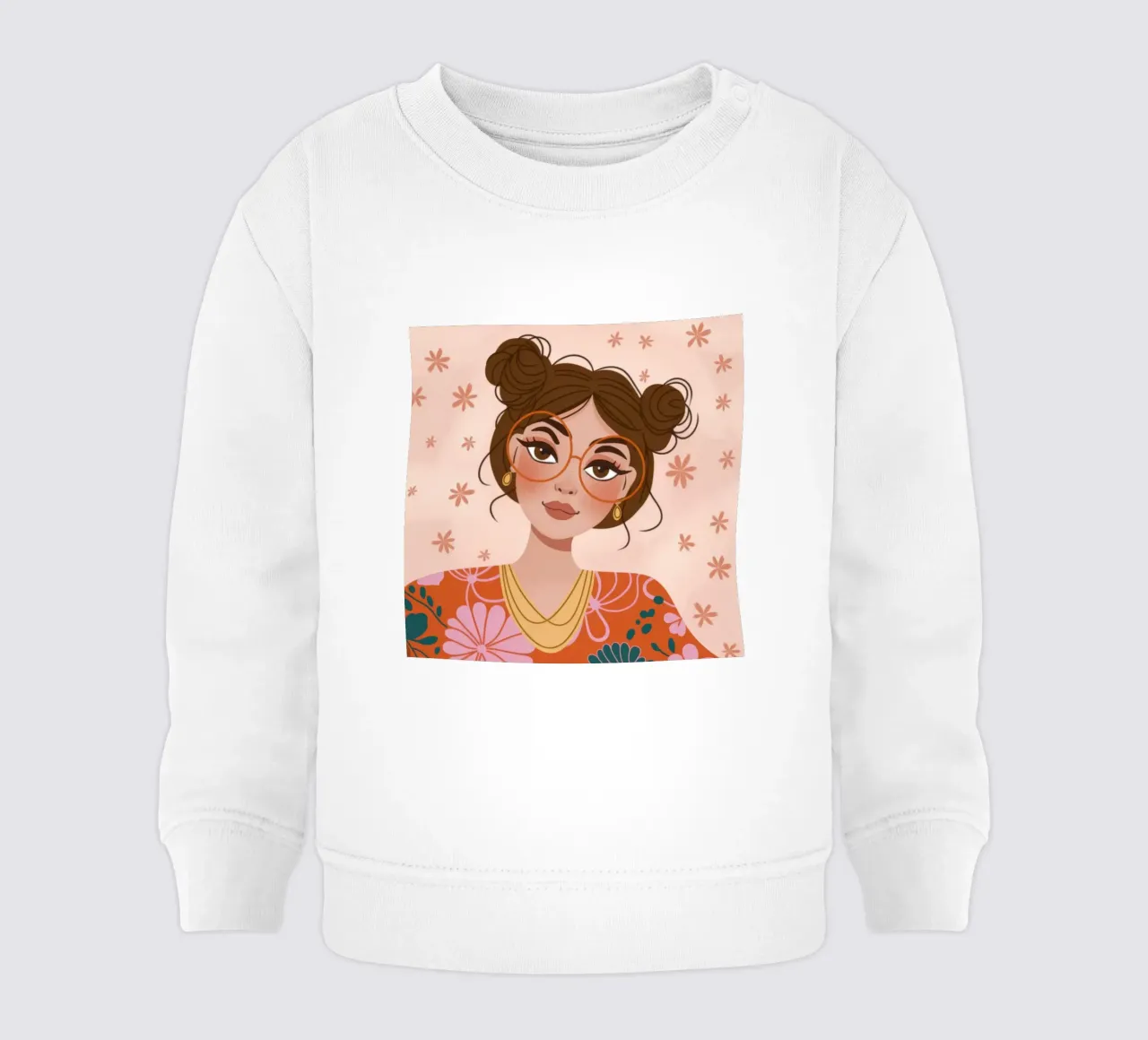 Giocare con il capriccio floreale felpa neonato da Color Oblivion
