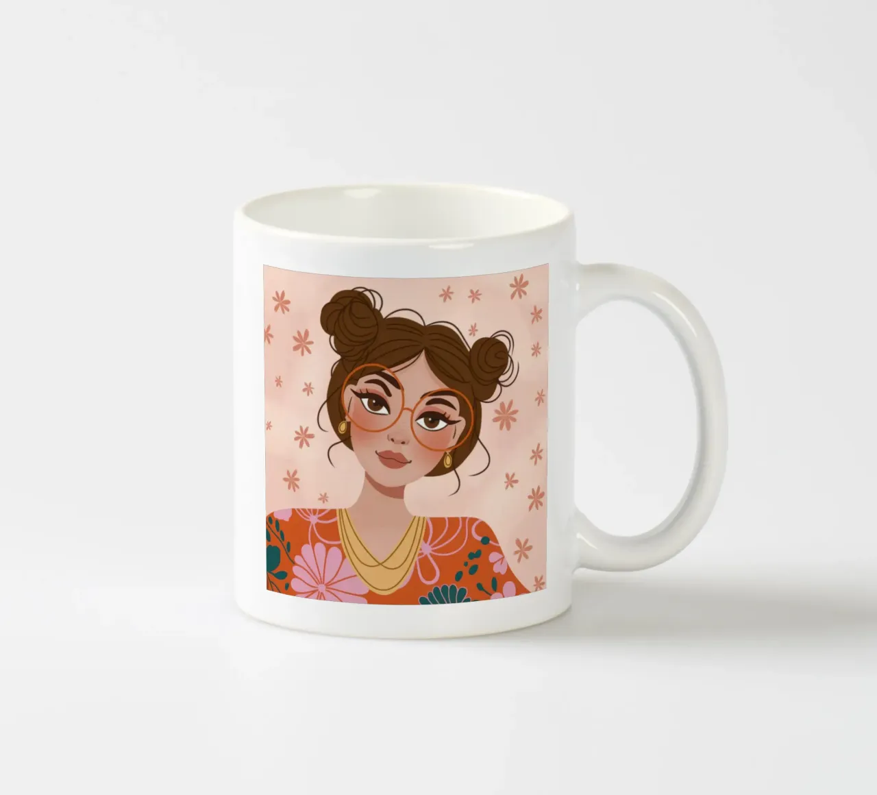 Giocare con il capriccio floreale tazza in ceramica da Color Oblivion