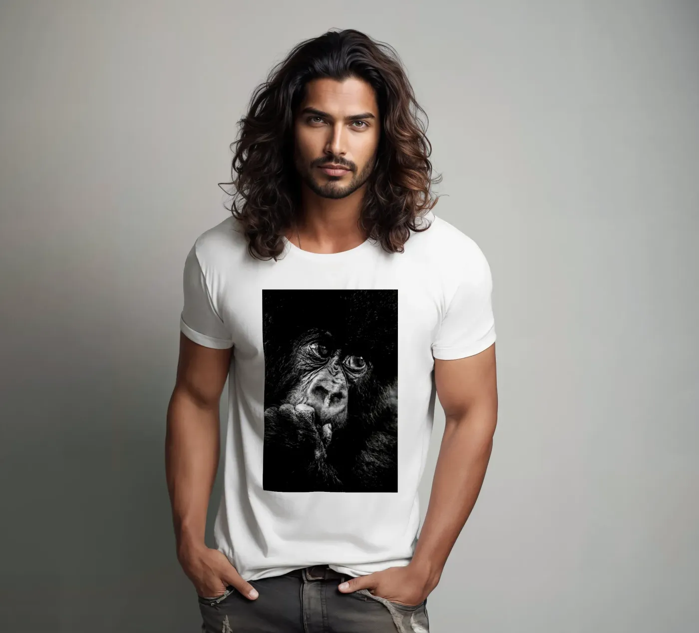 Gorilla t-shirt da Natural Kingdom