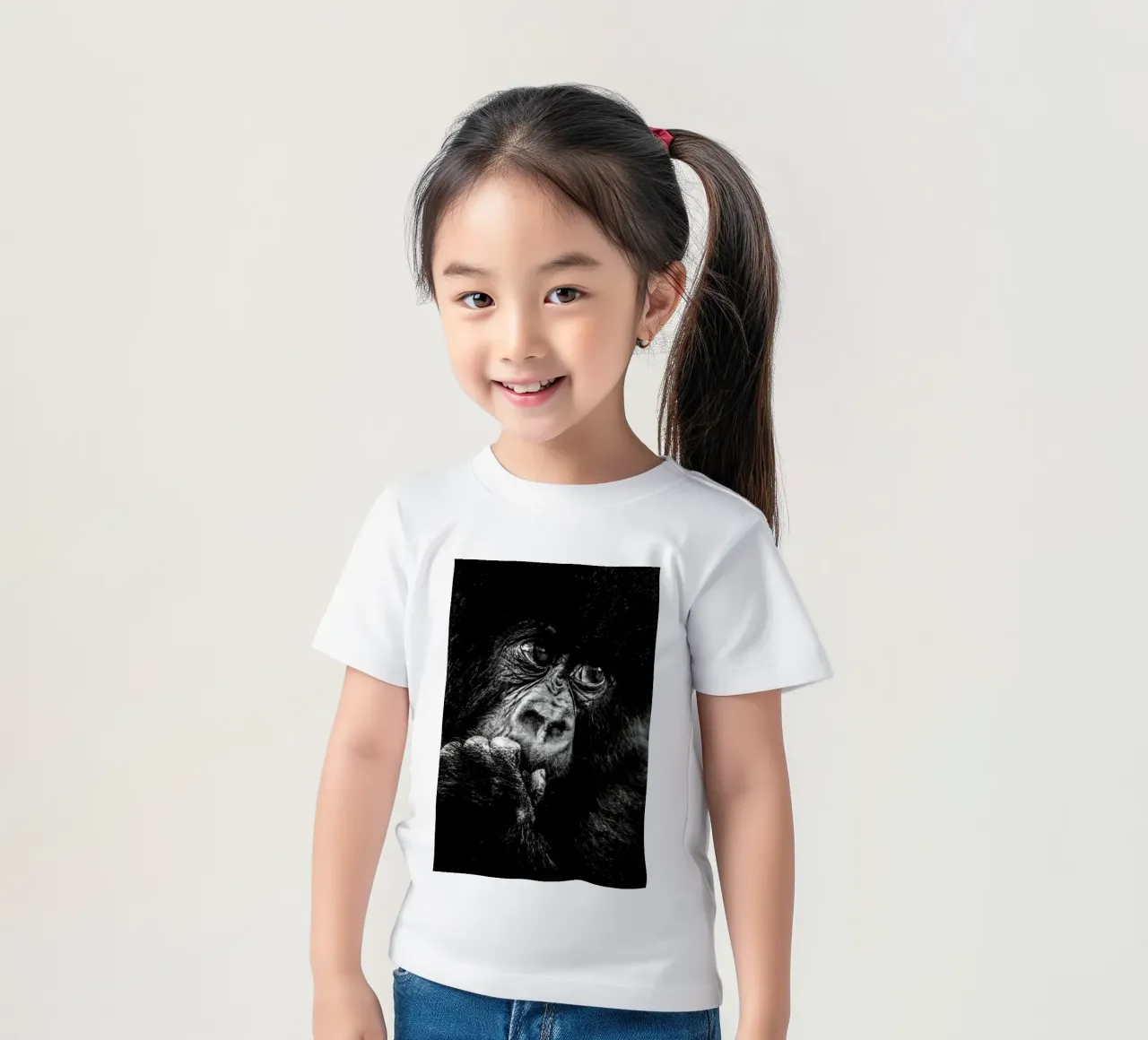 Gorilla t-shirt bambini da Natural Kingdom