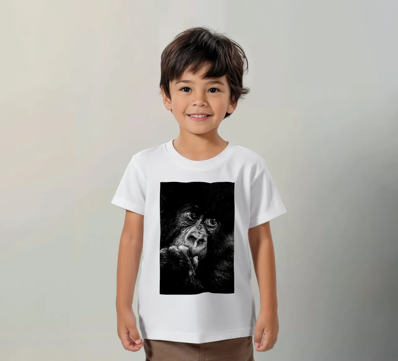 Gorilla t-shirt bambini da Natural Kingdom