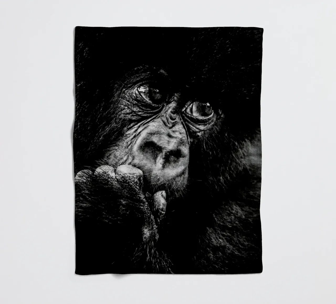 Gorilla fleecedeken van Natural Kingdom