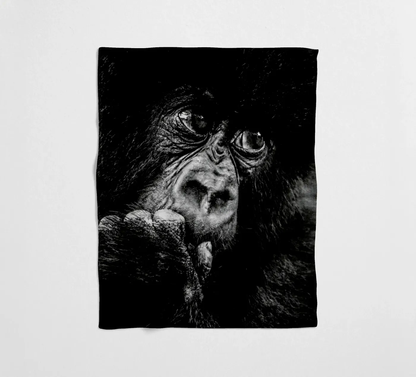 Gorilla fleecedeken van Natural Kingdom