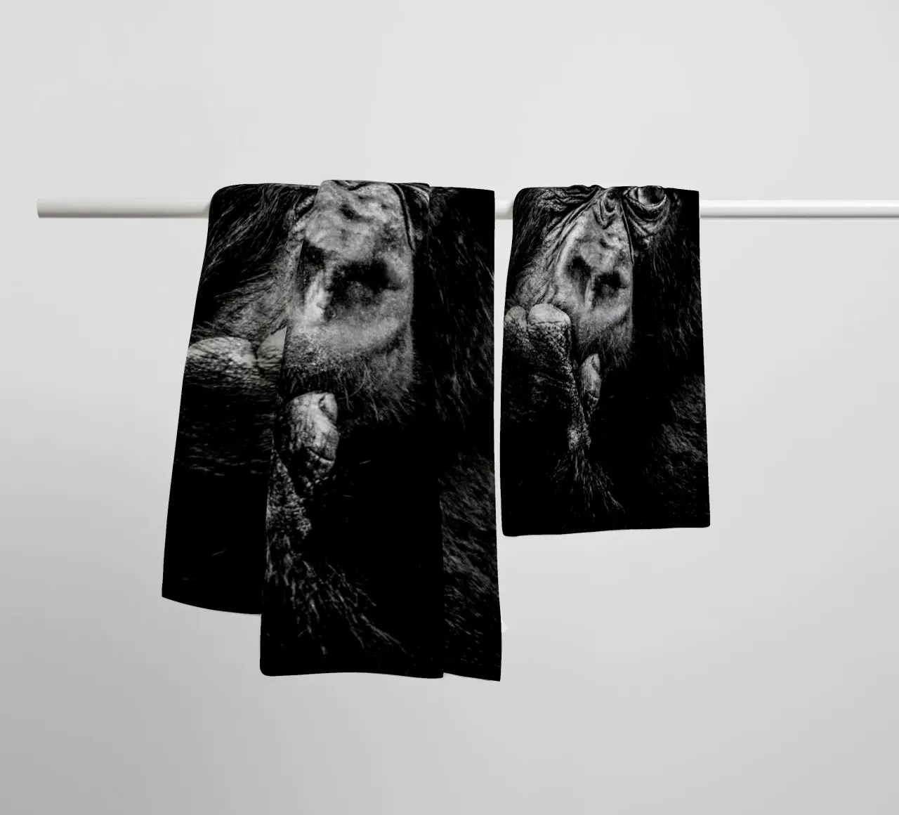 Gorilla badhanddoek van Natural Kingdom