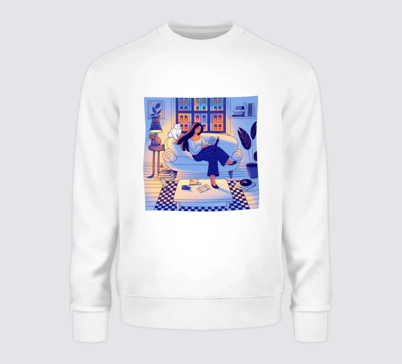 Coin lecture confortable sweat de Color Oblivion