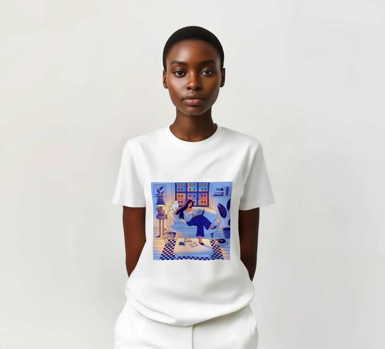 Accogliente angolo di lettura t-shirt da Color Oblivion
