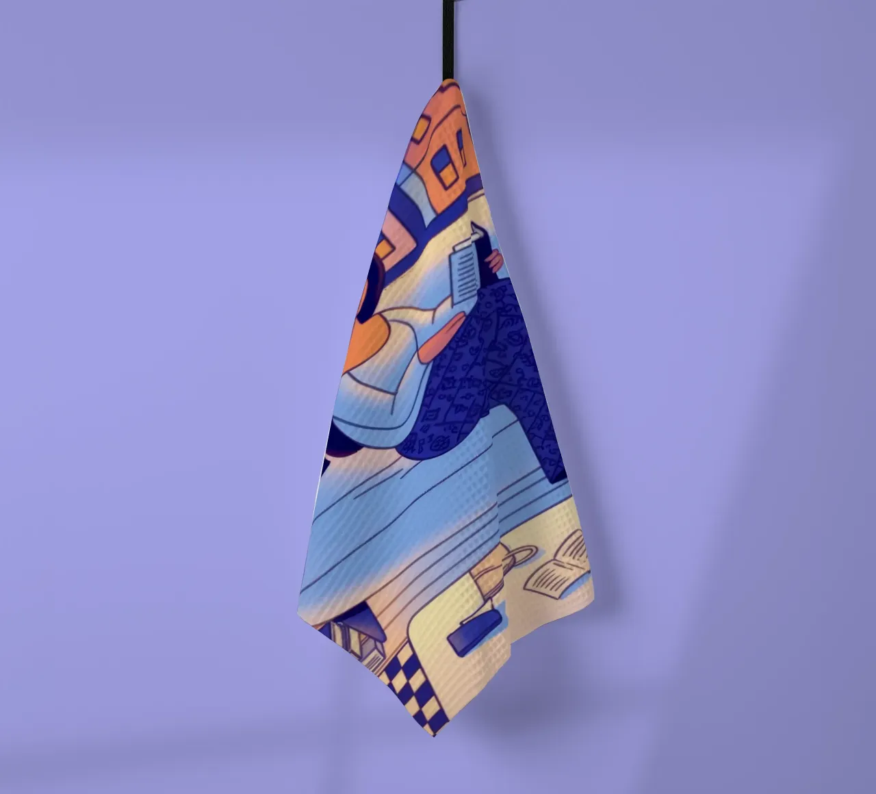 Coin lecture confortable torchon de Color Oblivion