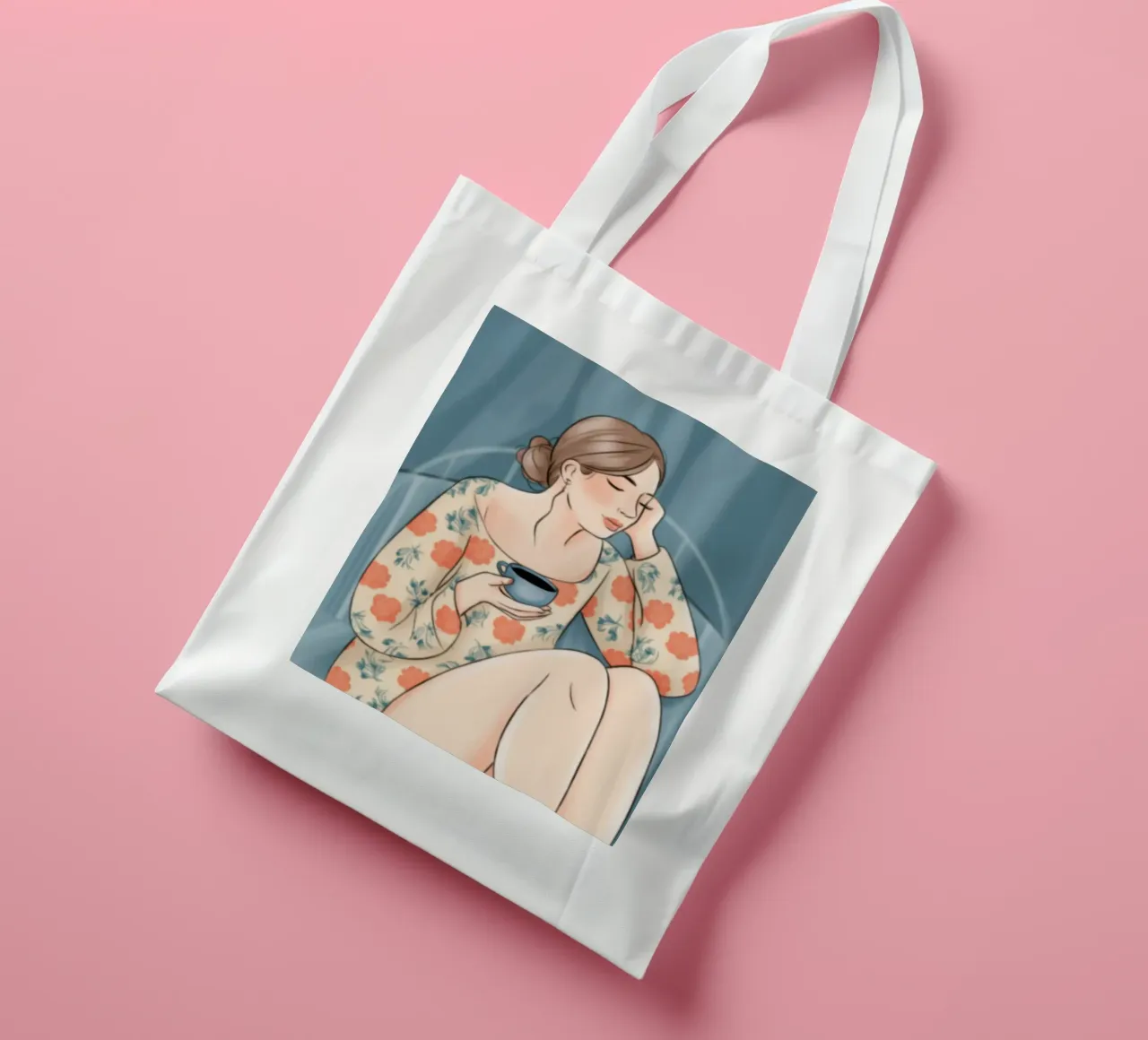Tranquil Tea Time tote bag by Color Oblivion