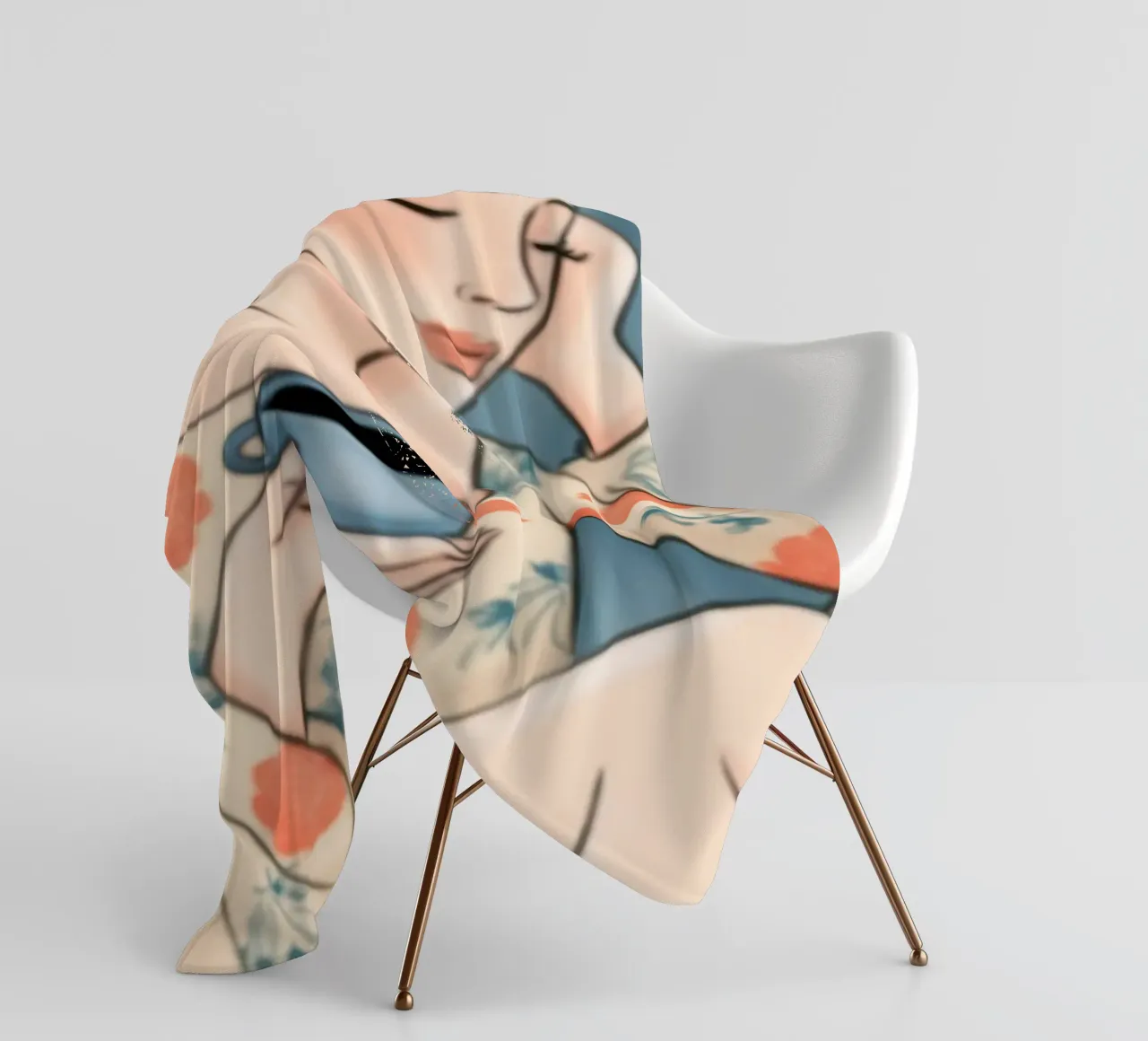 Beschauliche Teezeit Fleecedecke von Color Oblivion