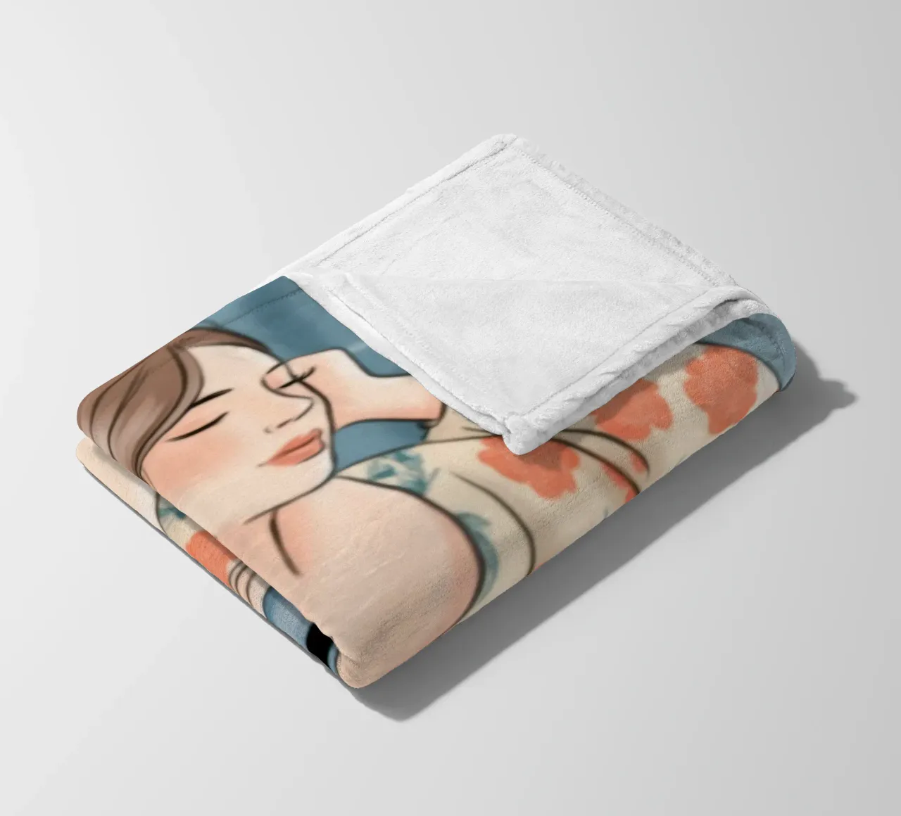 Beschauliche Teezeit Fleecedecke von Color Oblivion