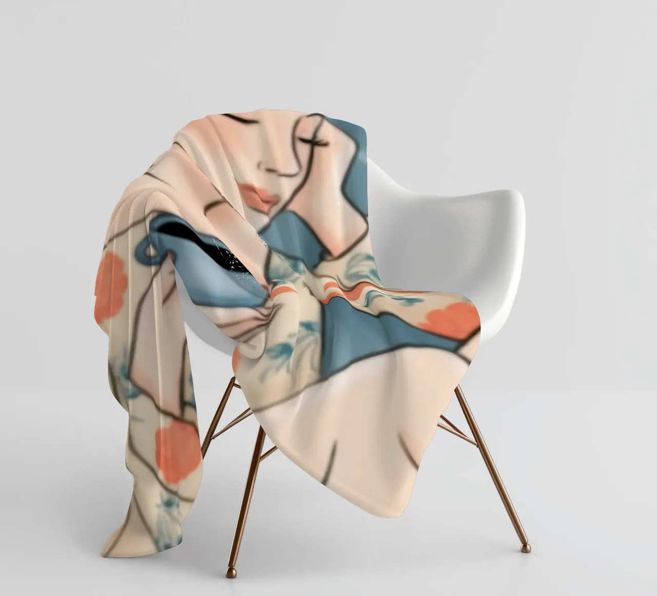 Beschauliche Teezeit Fleecedecke von Color Oblivion