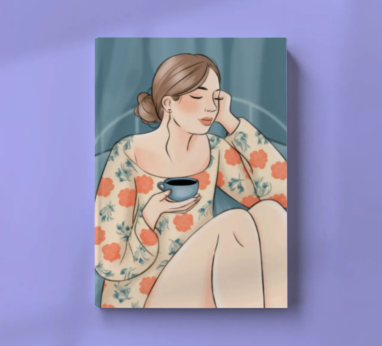 Tranquil Tea Time notebook by Color Oblivion