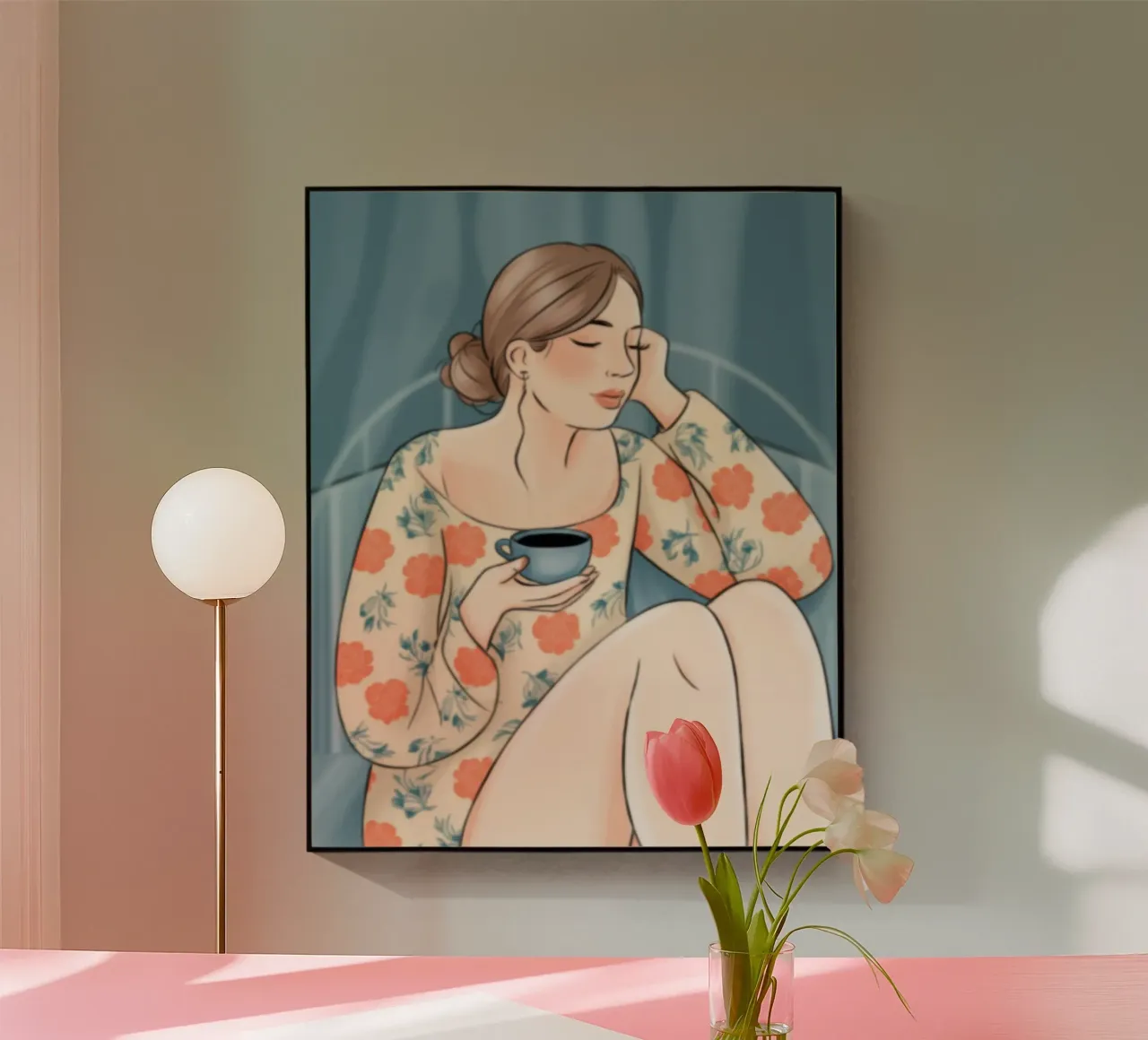 Tranquil Tea Time plexiglass da Color Oblivion