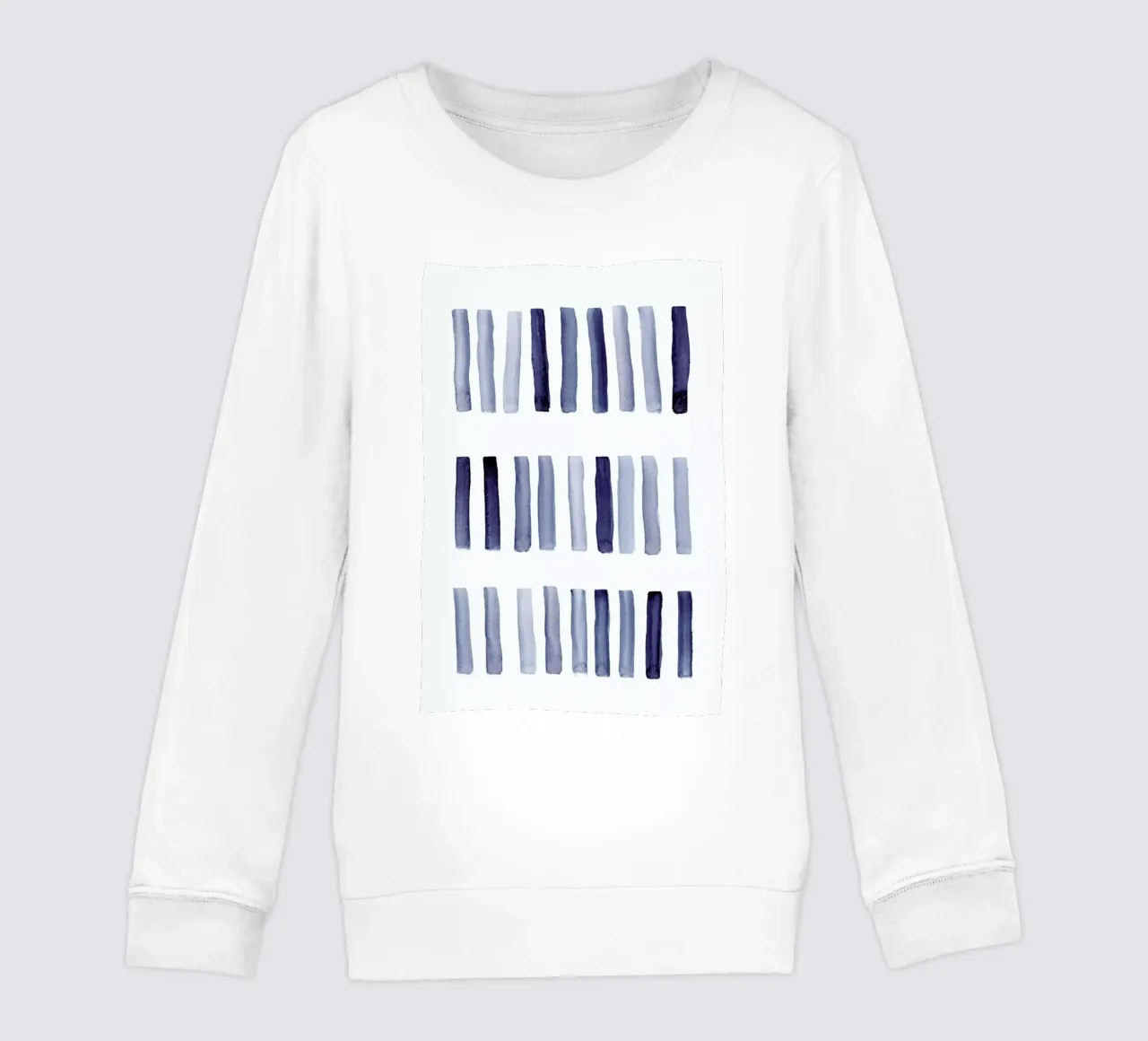 Blaue Striche felpa bambino da Mia Nissen