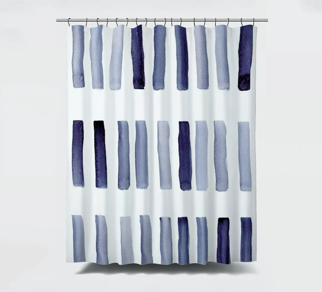 Blaue Striche tenda da doccia da Mia Nissen