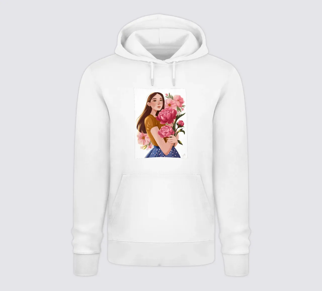 Abbraccio di bellezza in fiore felpa con cappuccio da Color Oblivion