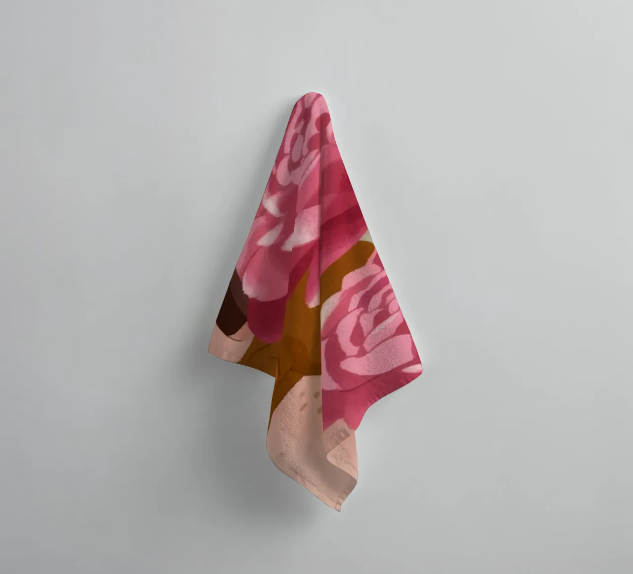 Abbraccio di bellezza in fiore asciugamano da bagno da Color Oblivion