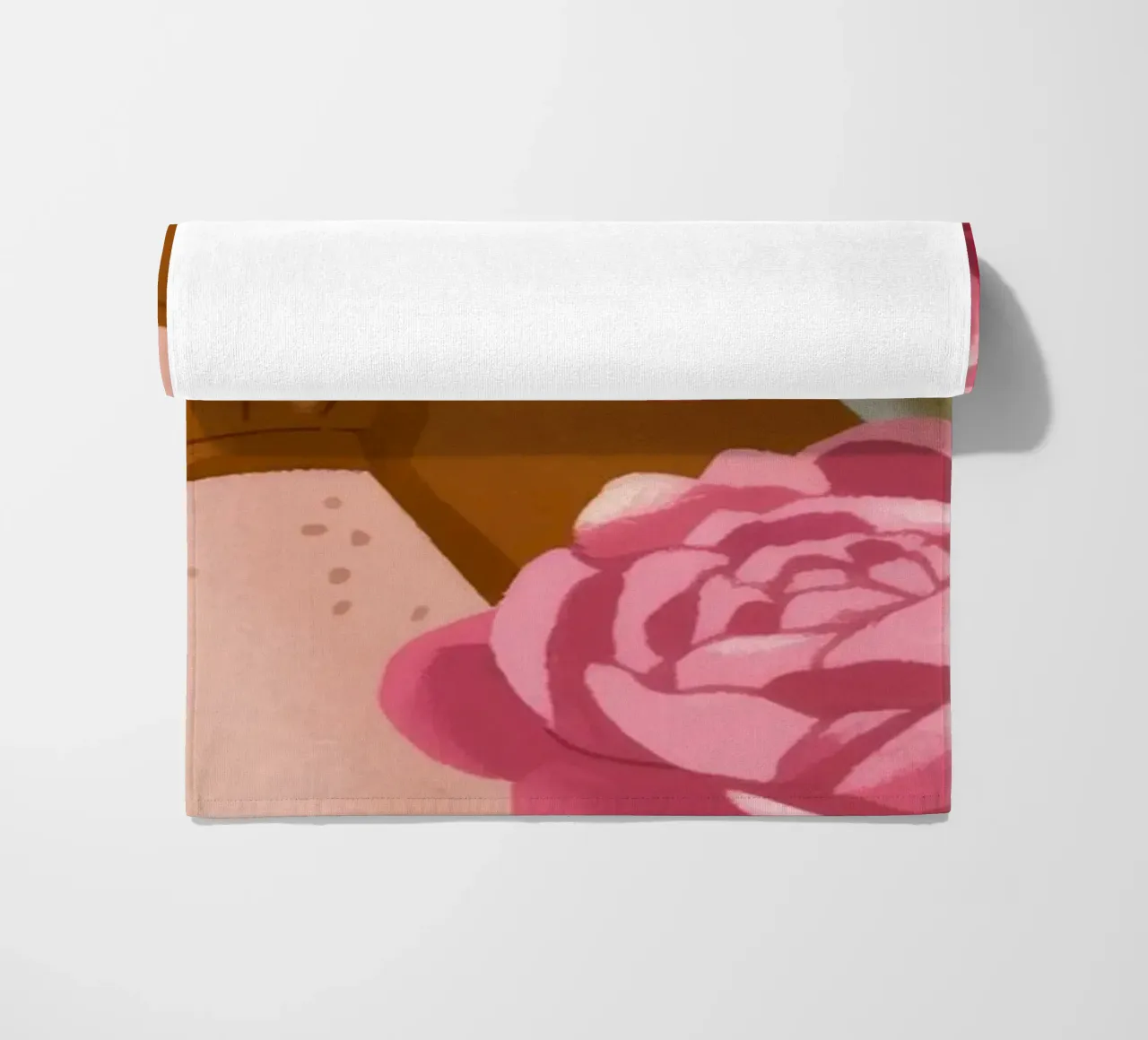 Abbraccio di bellezza in fiore telo mare da Color Oblivion