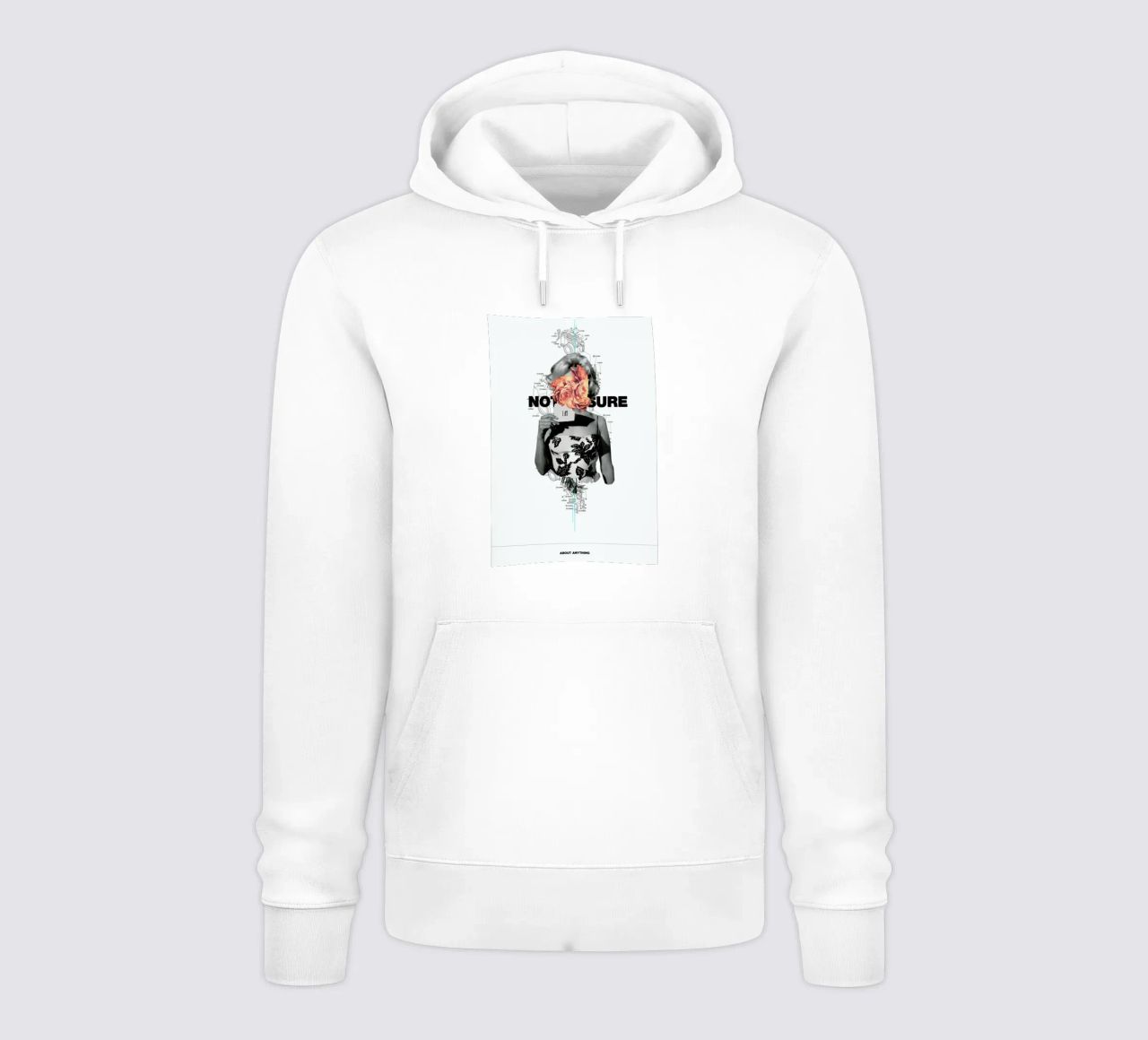 Not Sure About Anything felpa con cappuccio da Frank Moth