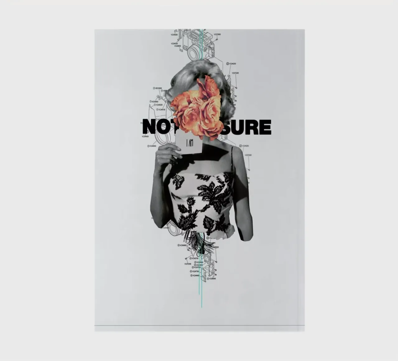 Not Sure About Anything notebook by Frank Moth