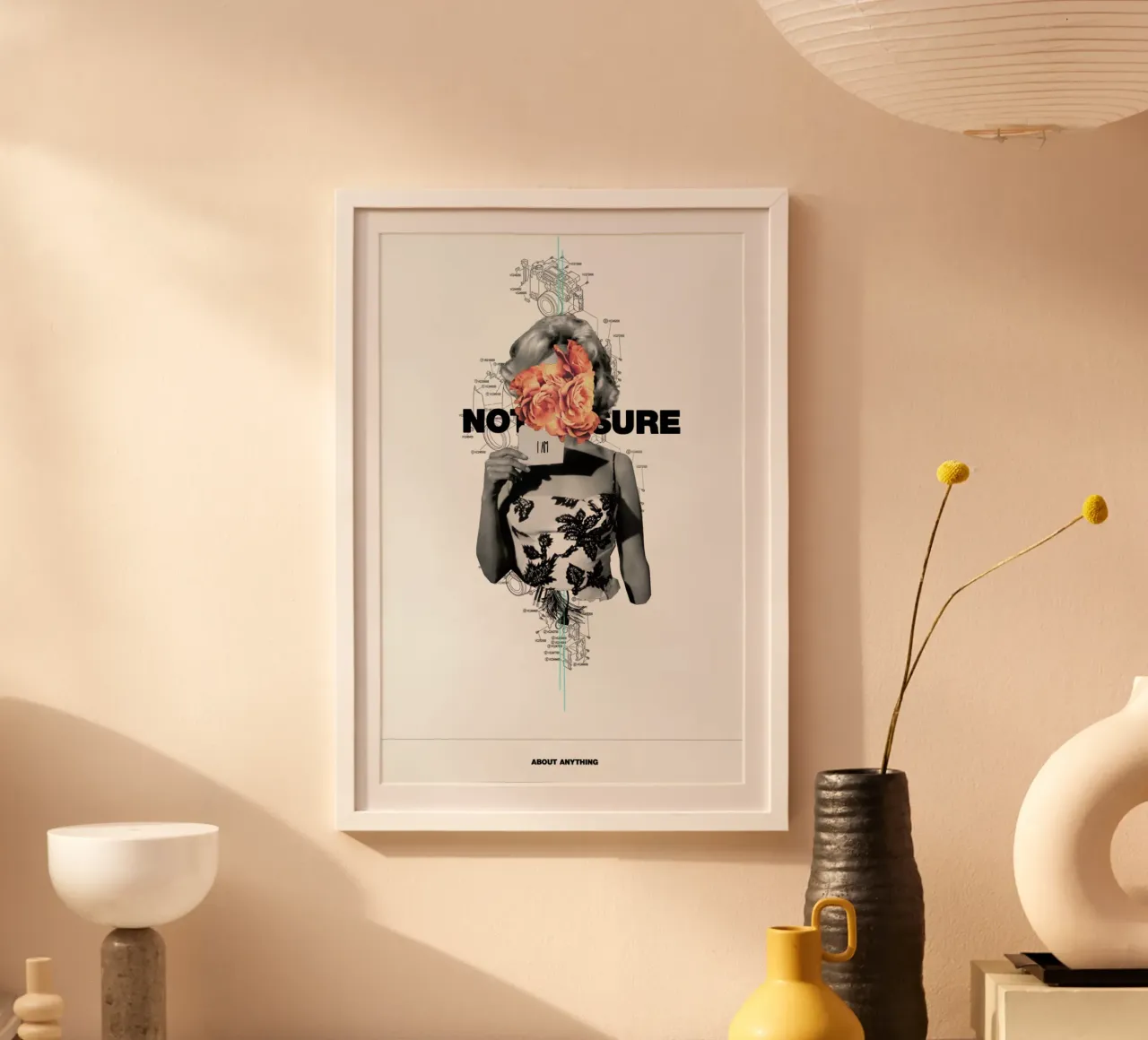 Not Sure About Anything carta hahnemühle da Frank Moth