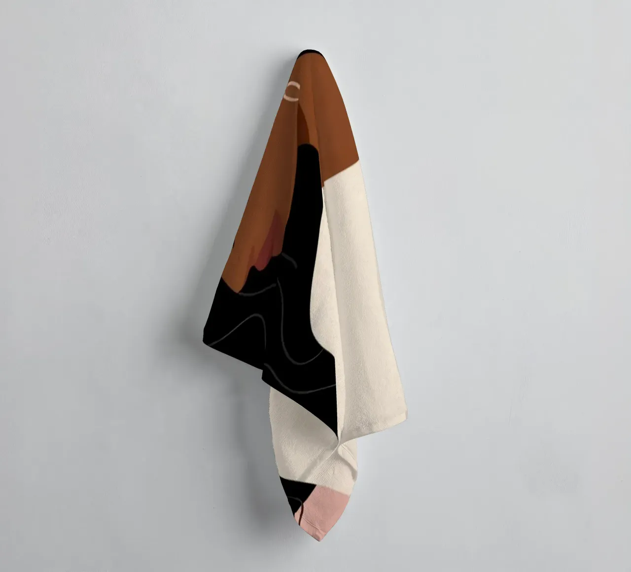 Dreamy Floral Reverie towel by Color Oblivion