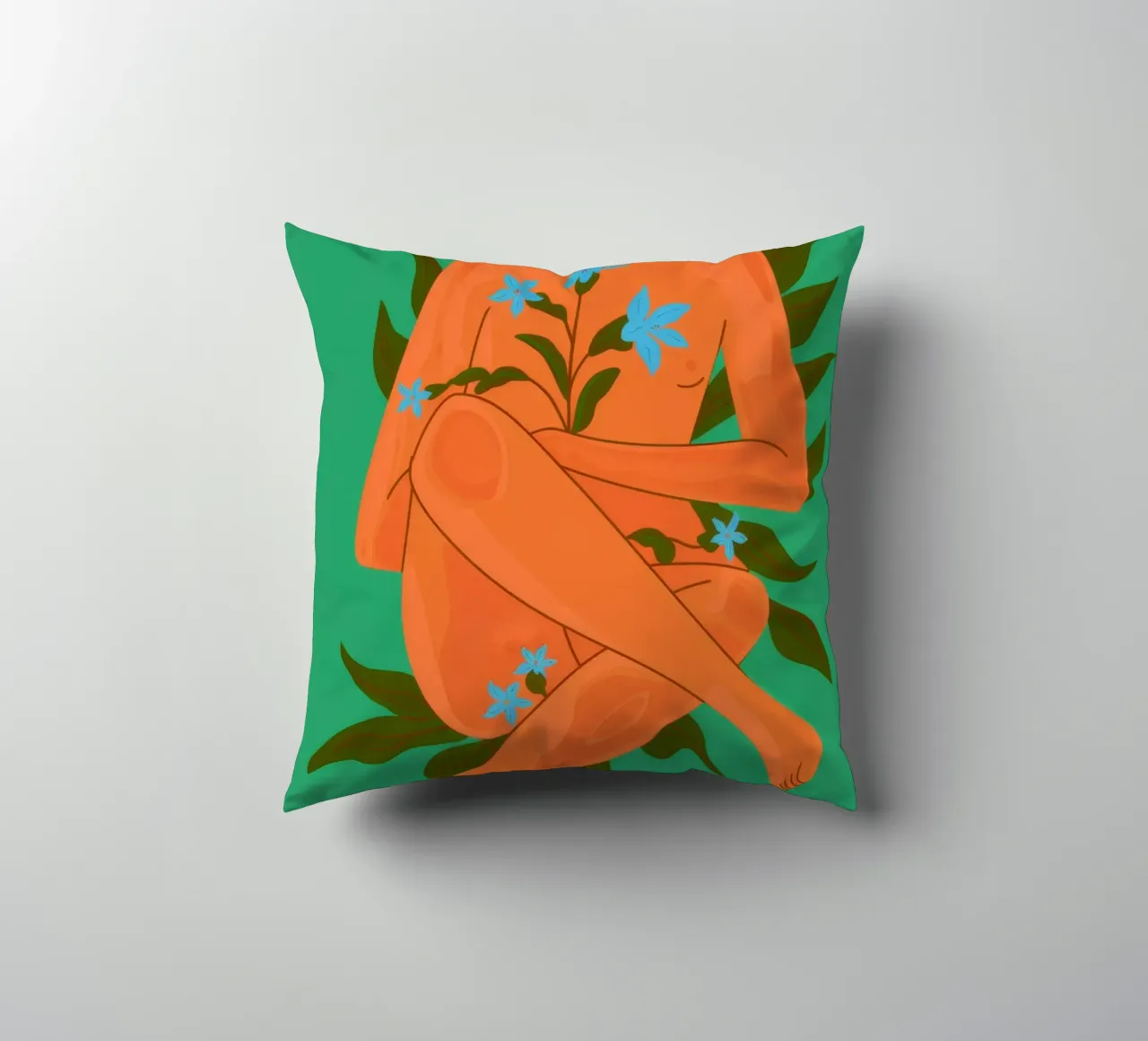Essenza botanica nuda cuscino da Color Oblivion