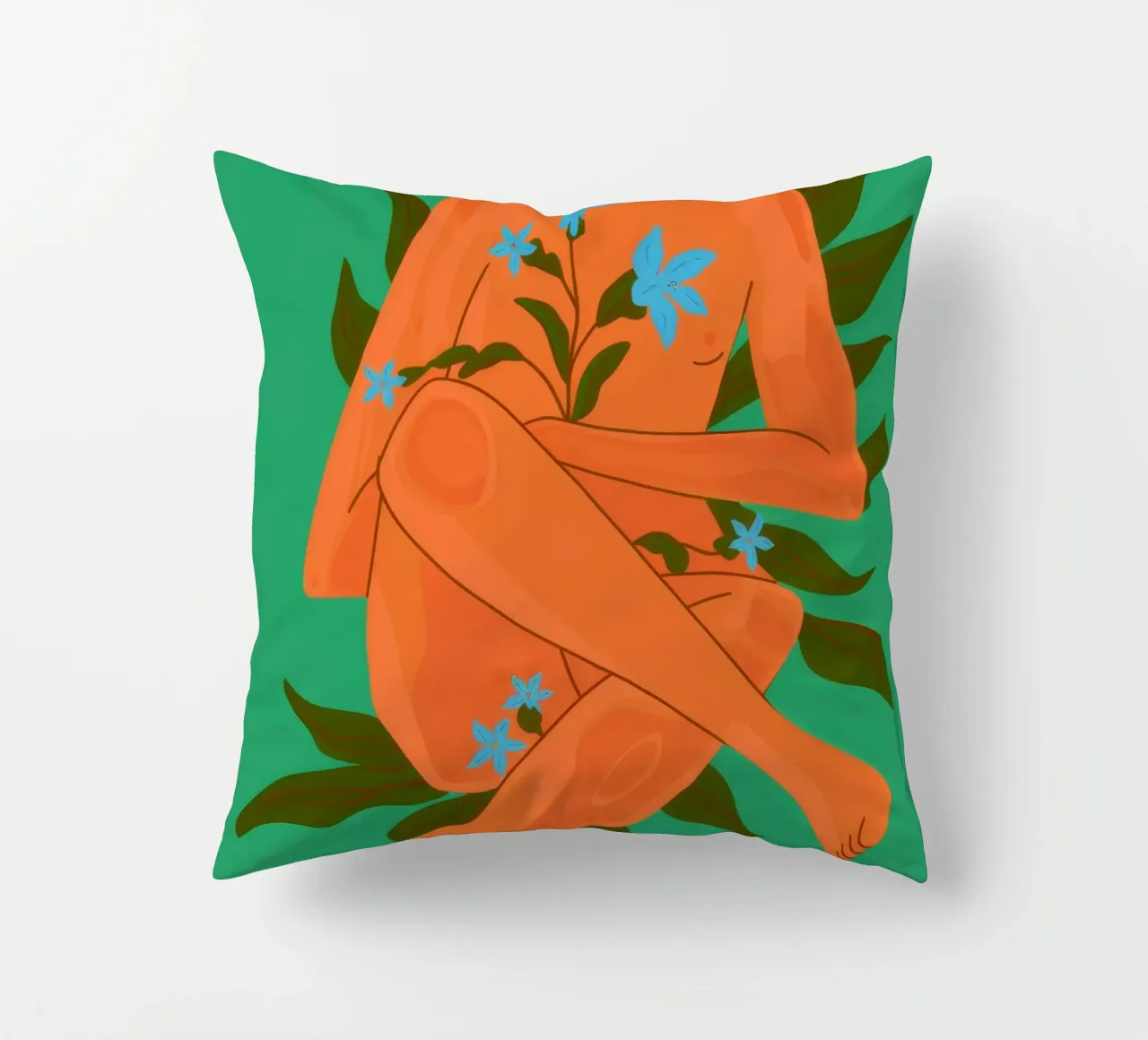 Essenza botanica nuda cuscino da Color Oblivion