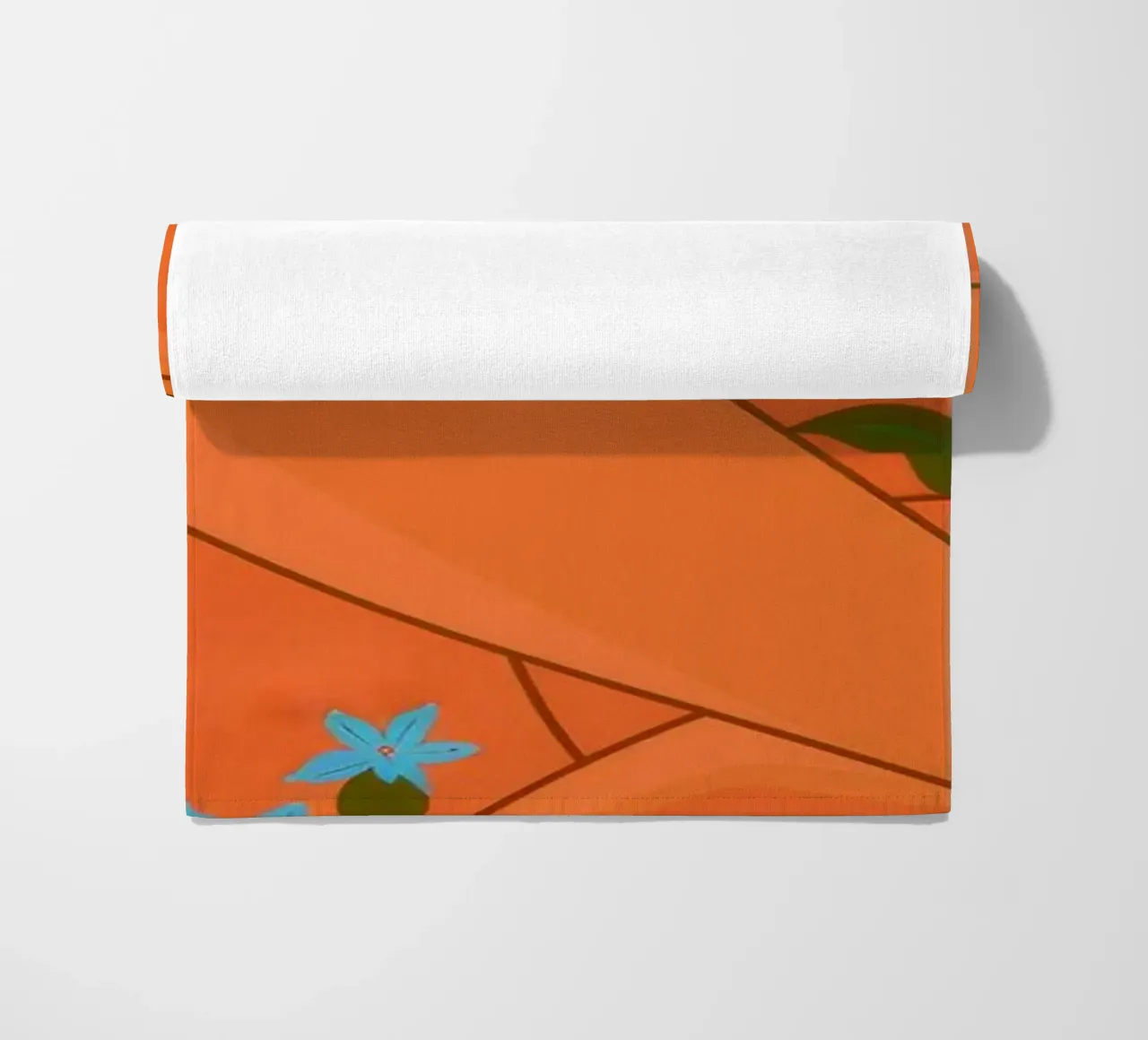 Botanical Nude Essence beach towel by Color Oblivion