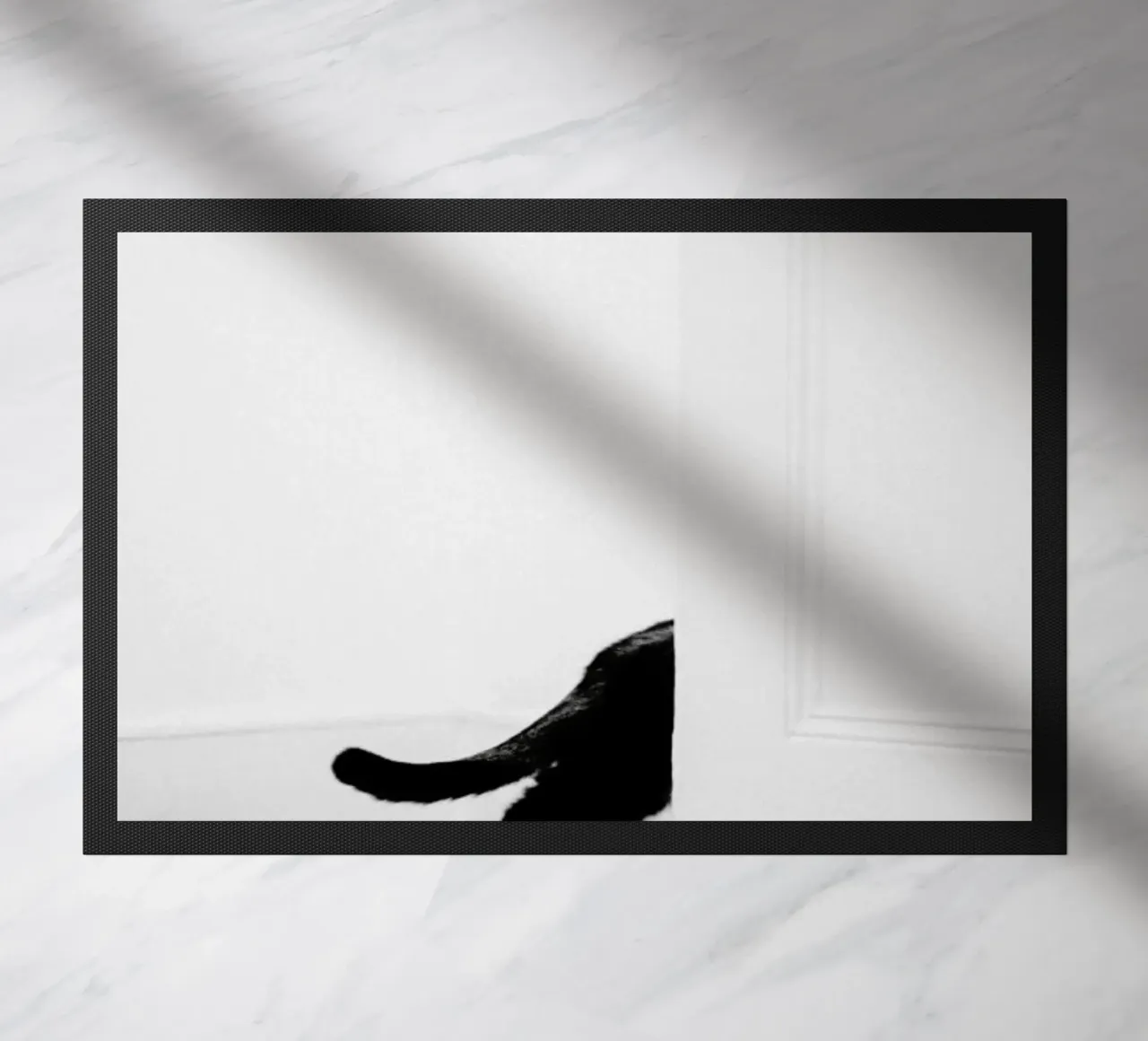 Sneaking Out doormat by METROPOLIS