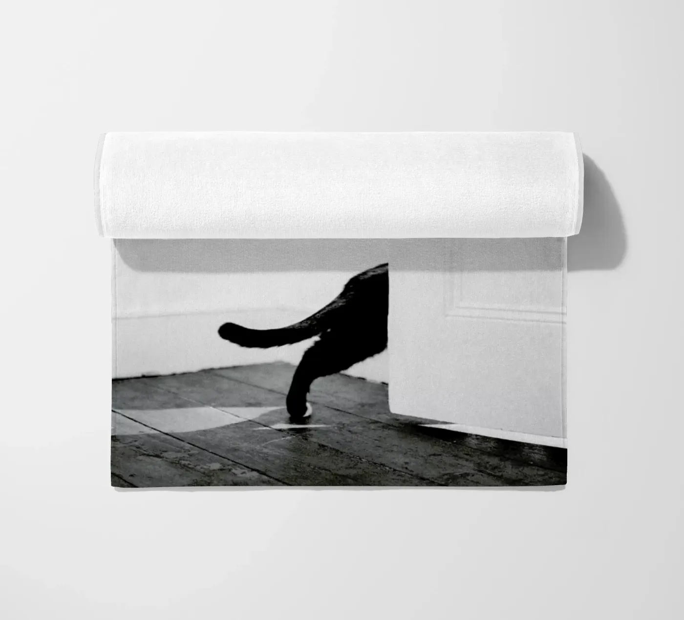 Sneaking Out beach towel by METROPOLIS