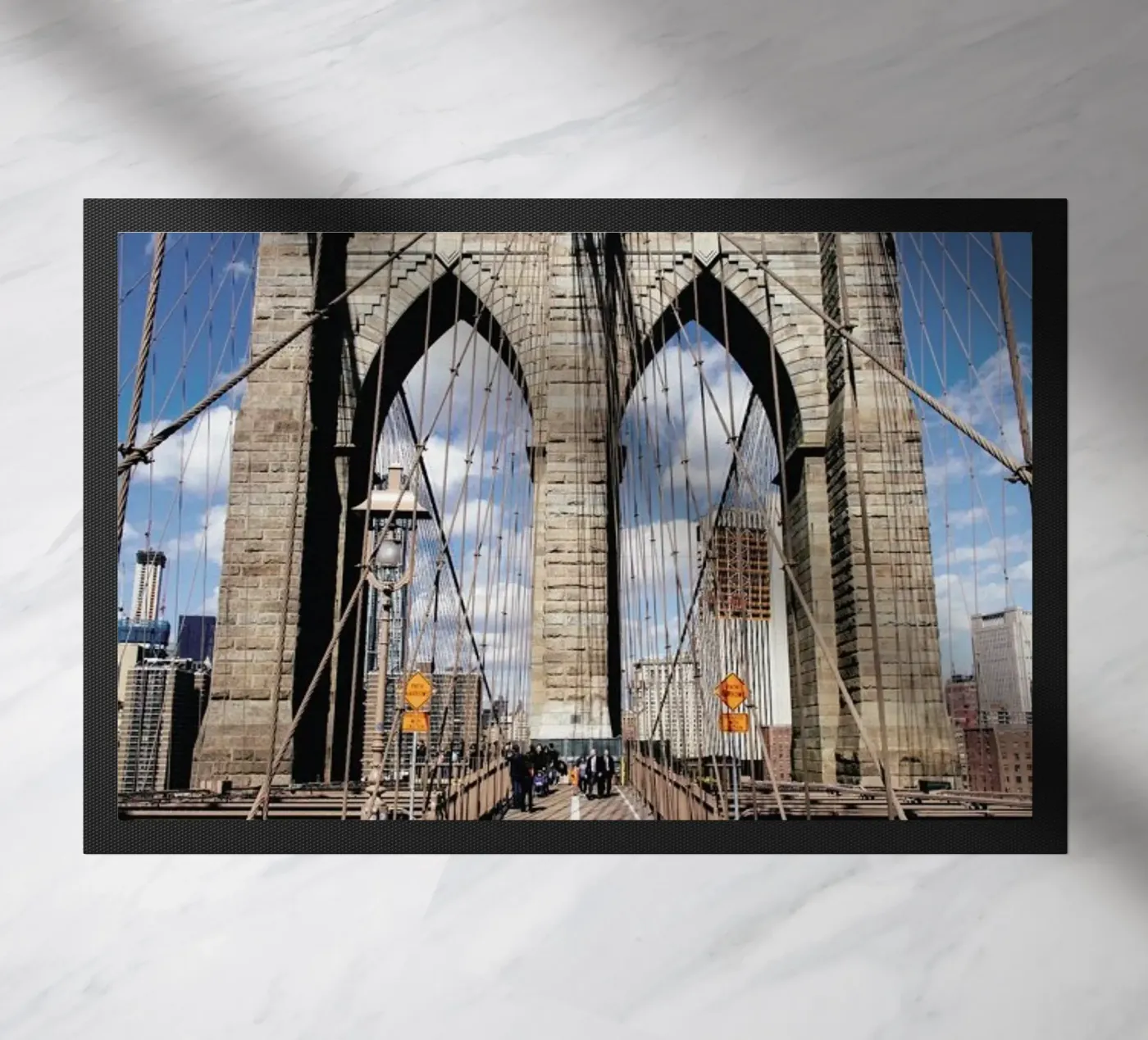 Crossing the Bridge deurmat van EyeEm Mobile GmbH