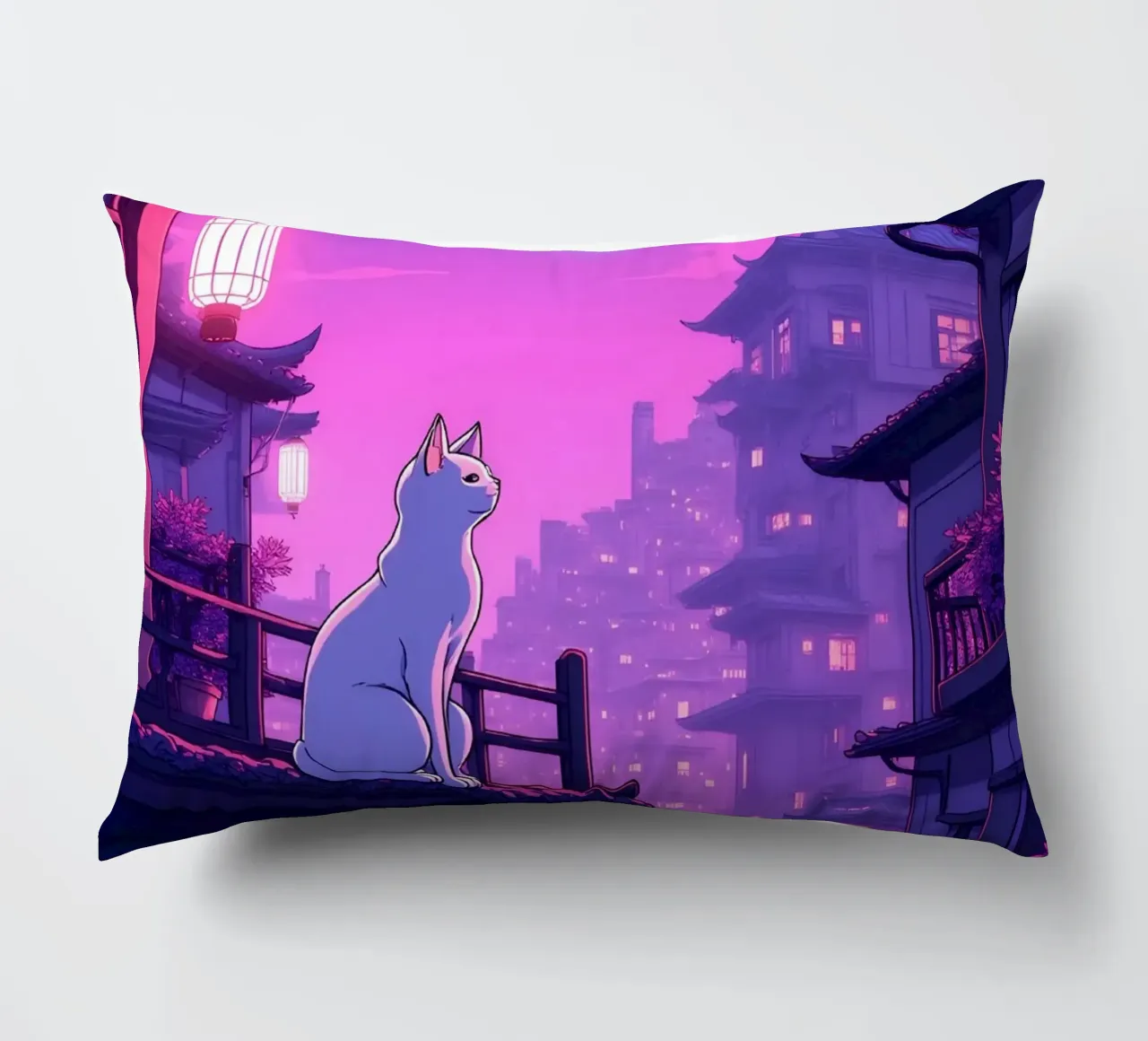 neko city 1 cuscino da stikeoart