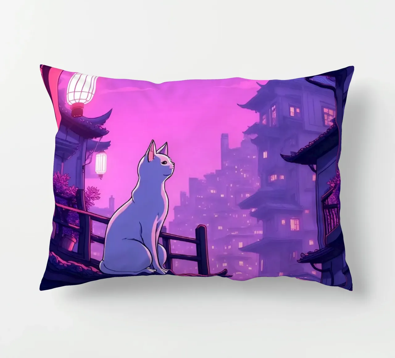 neko city 1 cuscino da stikeoart