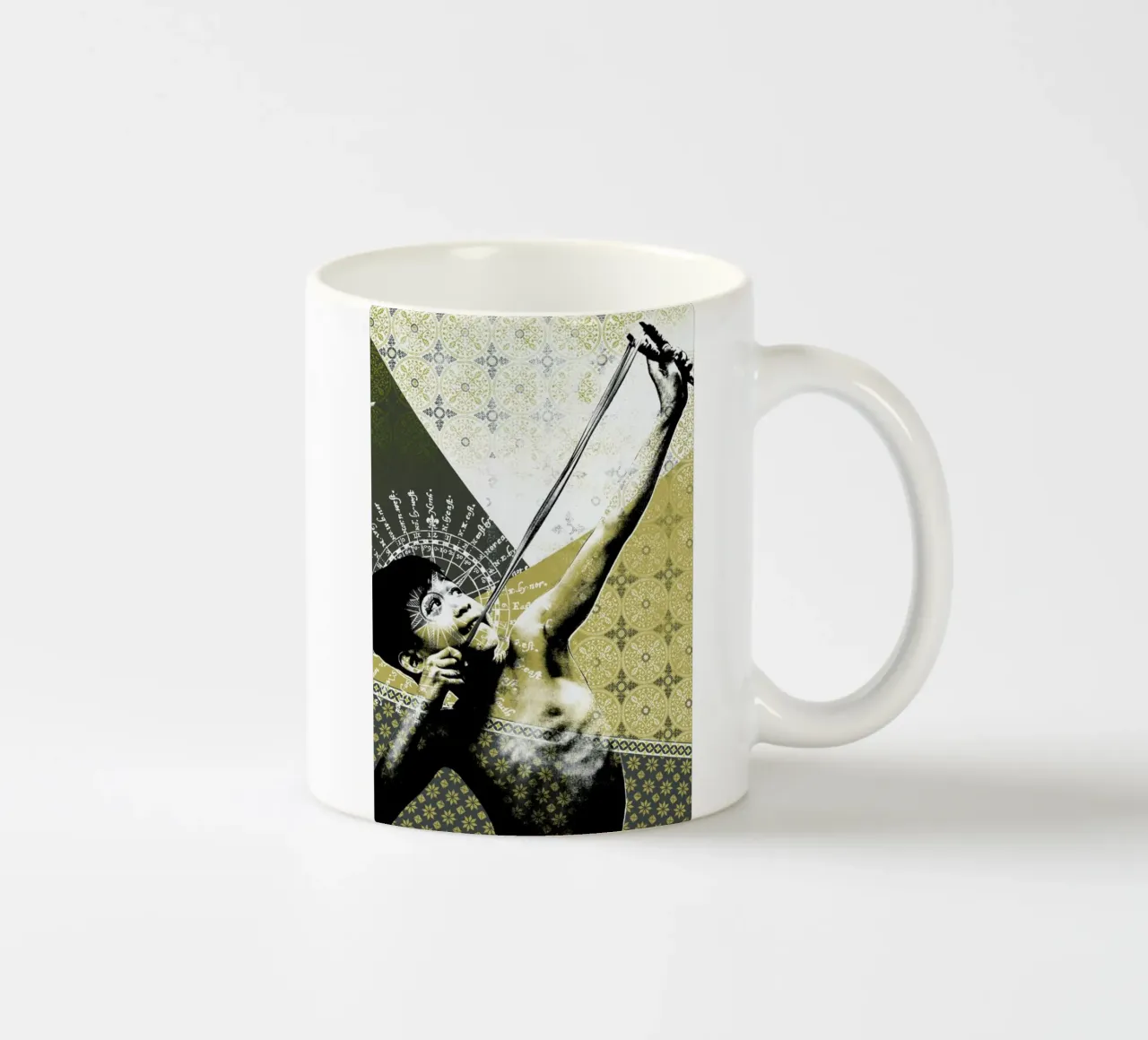 Serigraphie  La Jeune Desinvoltur tazza in ceramica da Tameo