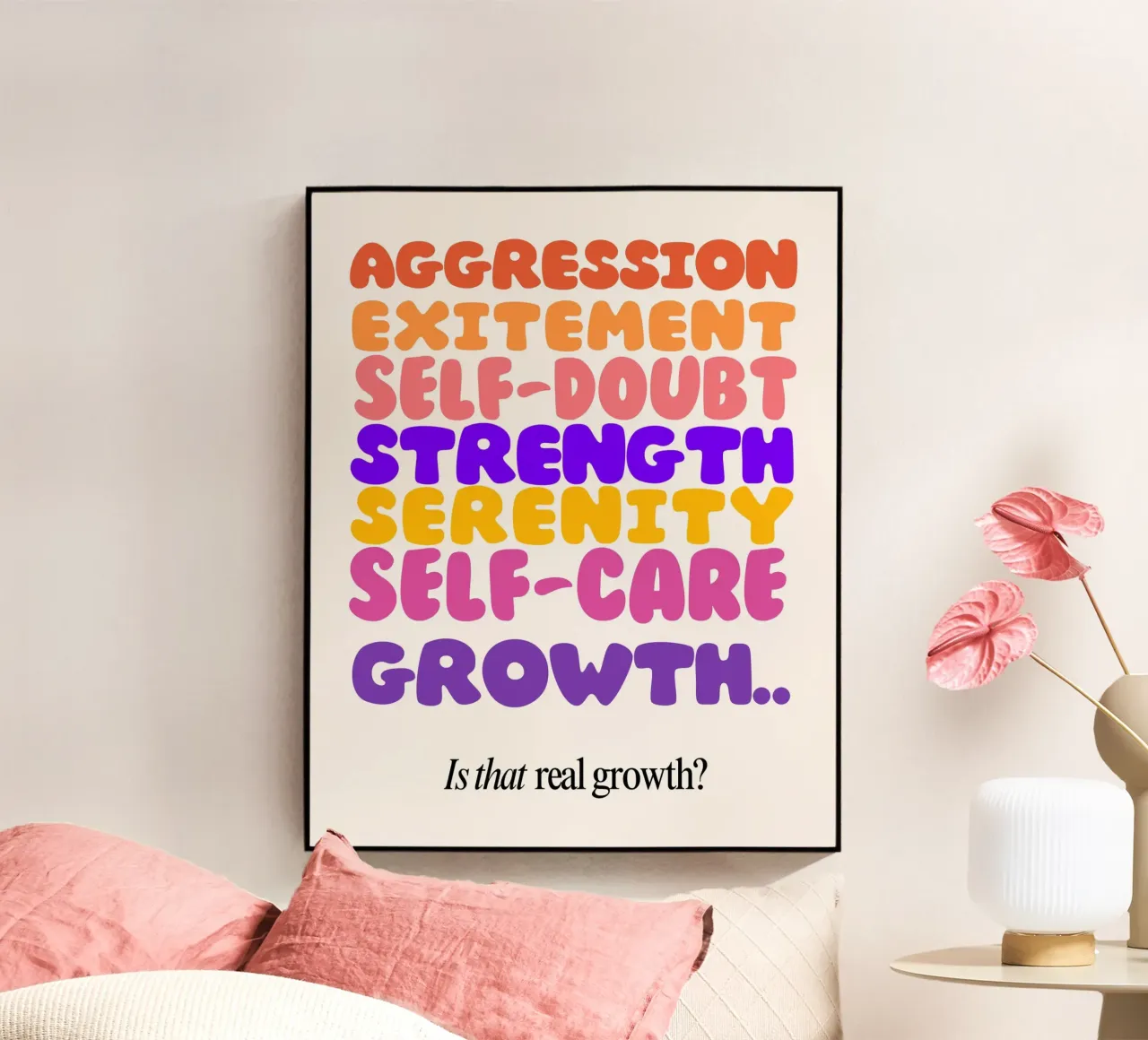 real growth? plexiglass da Ambition Wall