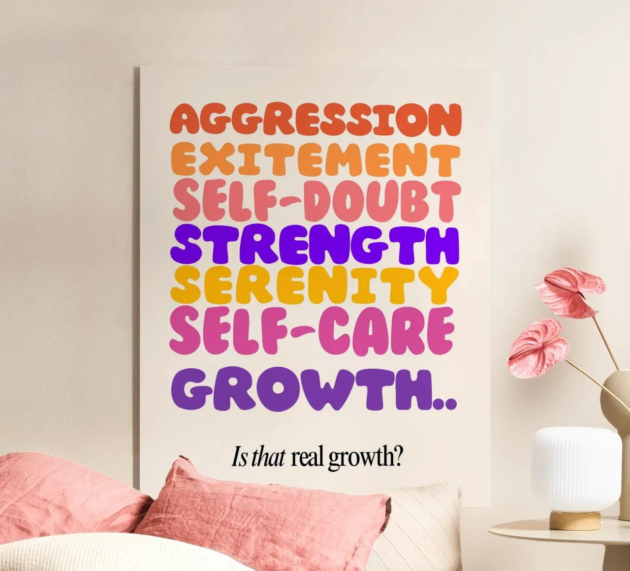 real growth? plexiglass da Ambition Wall