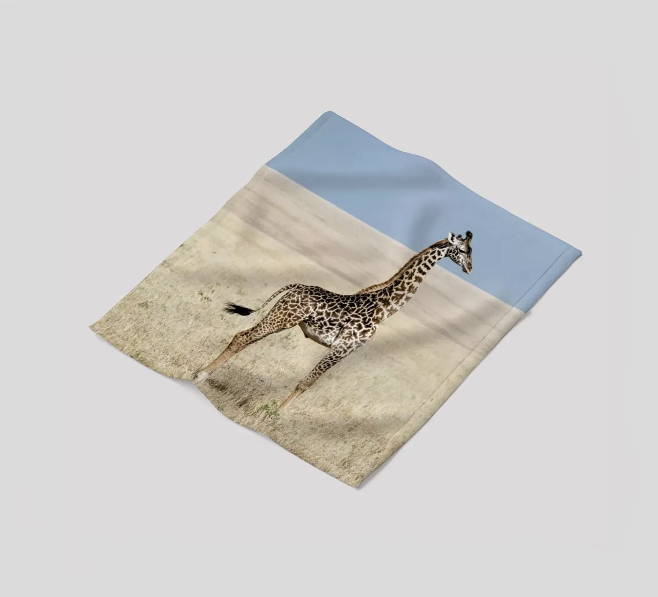 Giraffe fleecedeken van Natural Kingdom