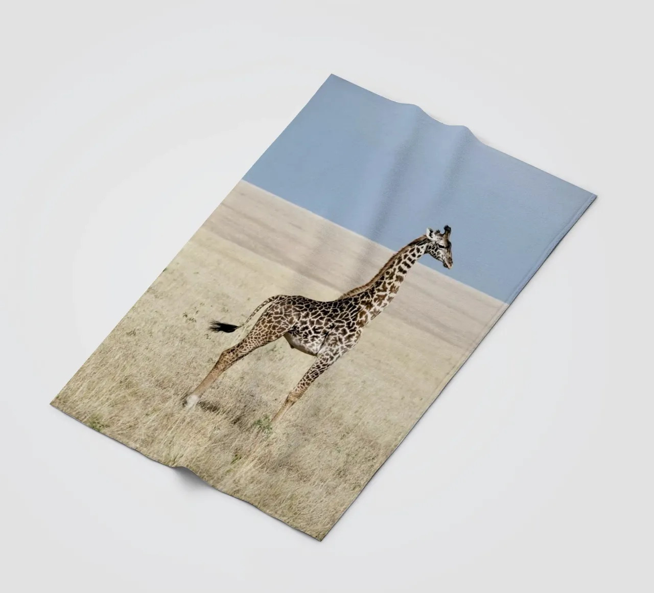 Giraffe fleecedeken van Natural Kingdom