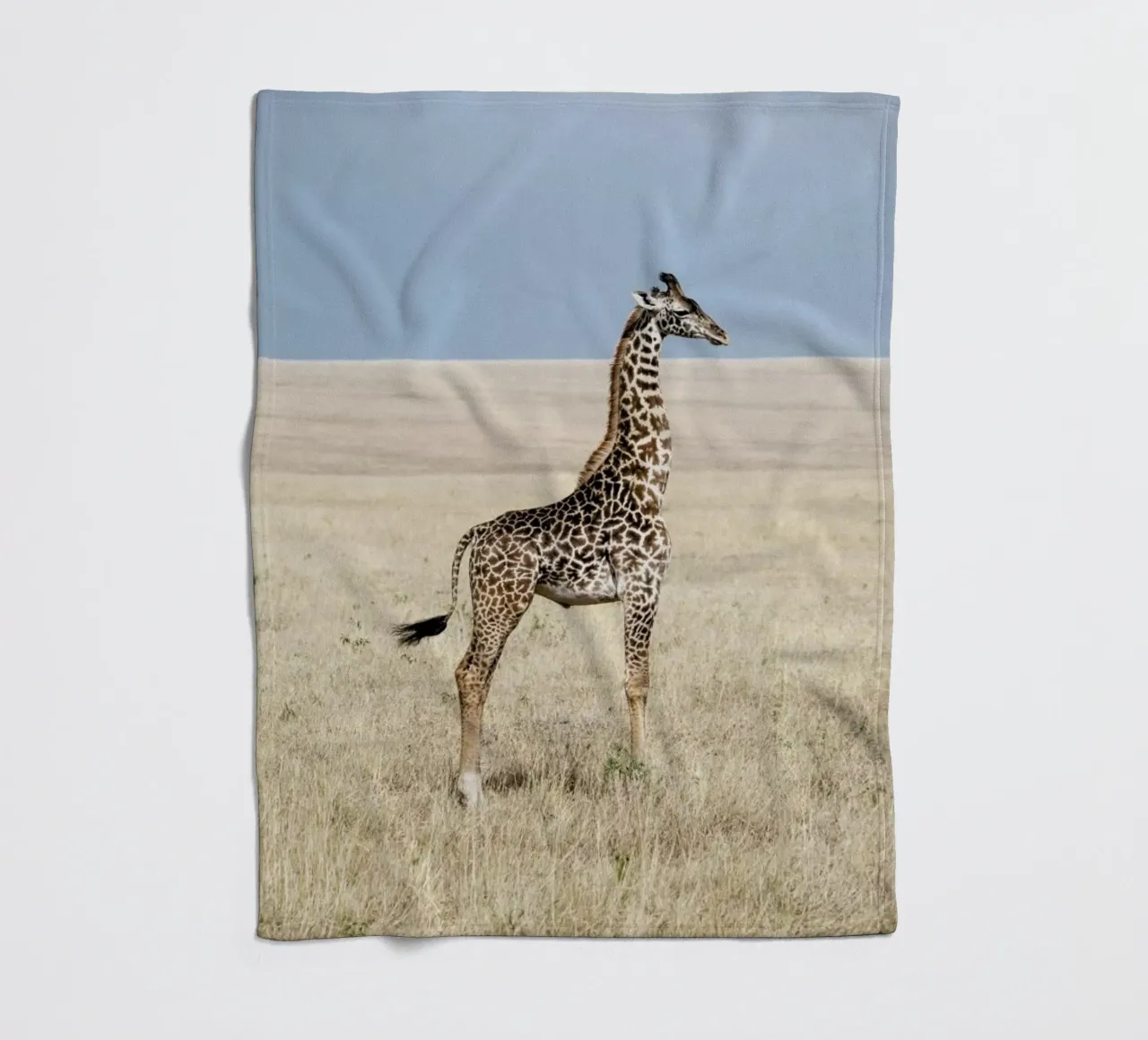 Giraffe fleecedeken van Natural Kingdom