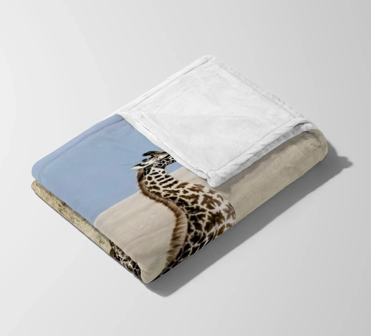 Giraffe fleecedeken van Natural Kingdom