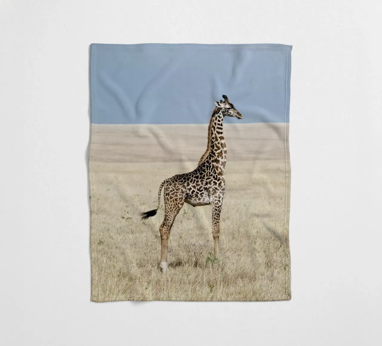 Giraffe fleecedeken van Natural Kingdom